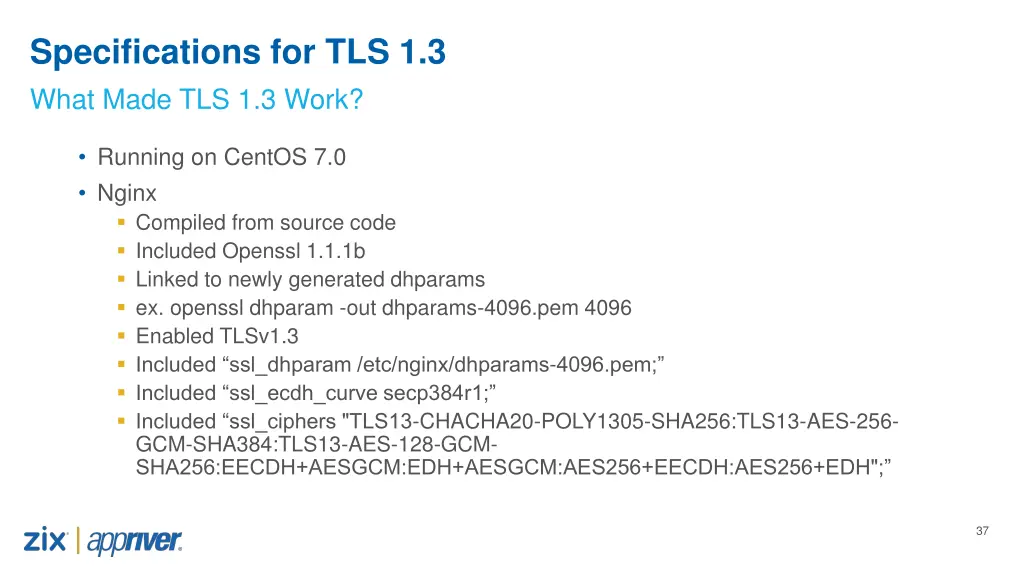 specifications for tls 1 3 what made tls 1 3 work