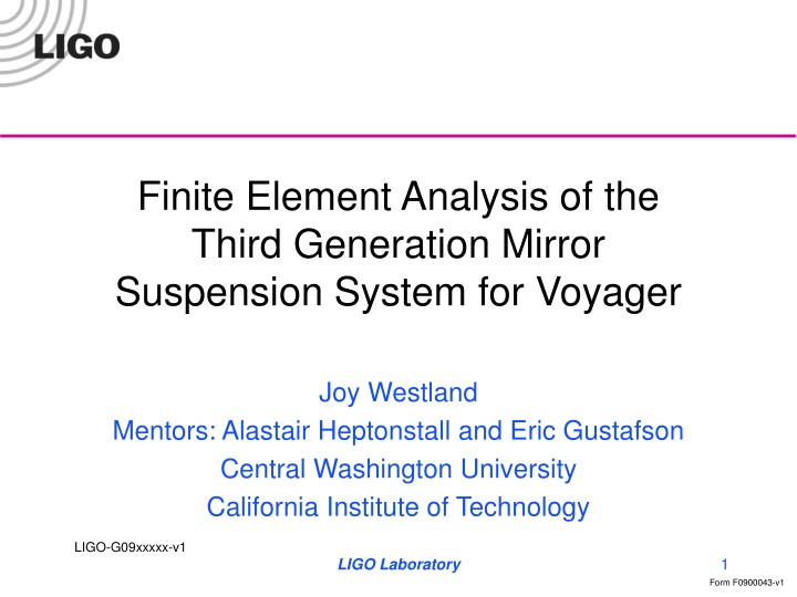 finite element analysis of the third generation