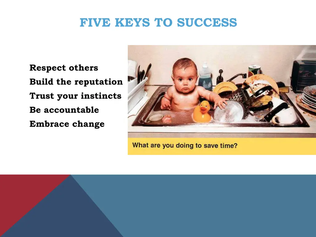 five keys to success