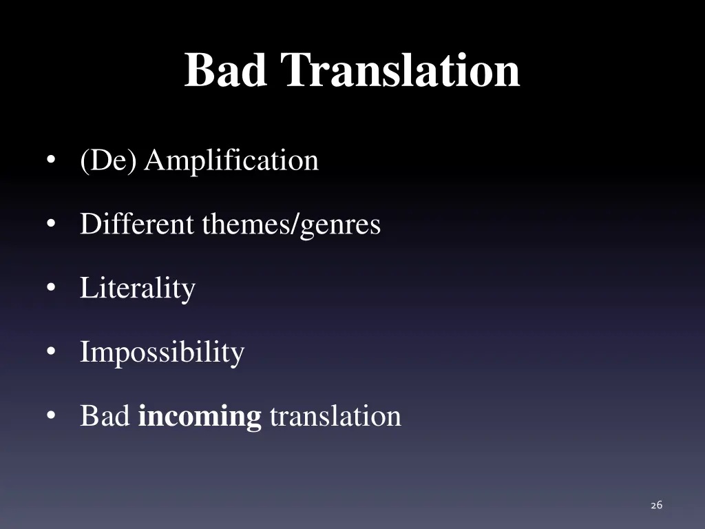 bad translation