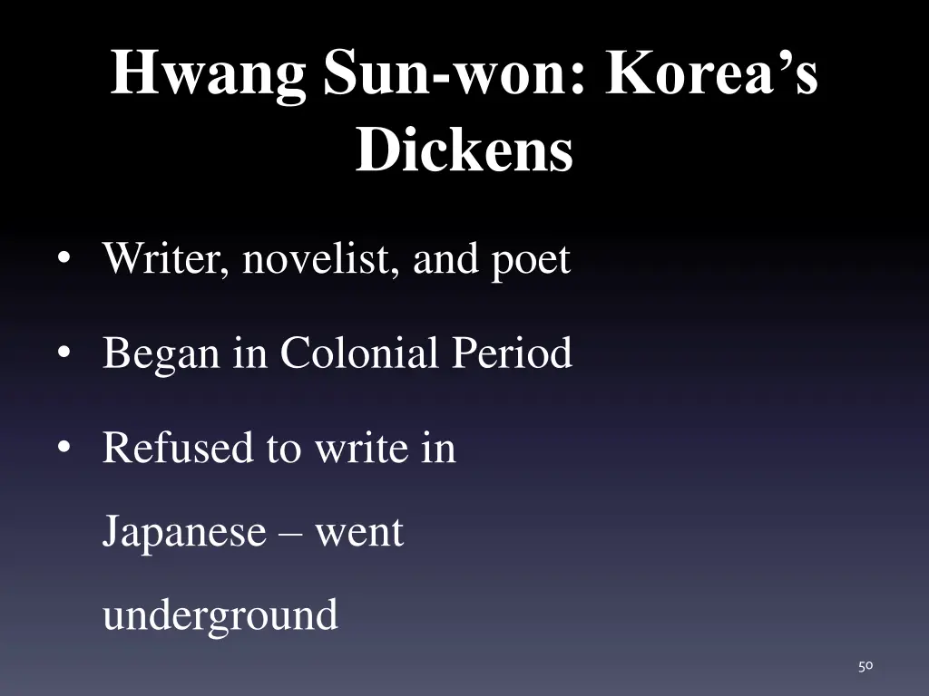 hwang sun won korea s dickens