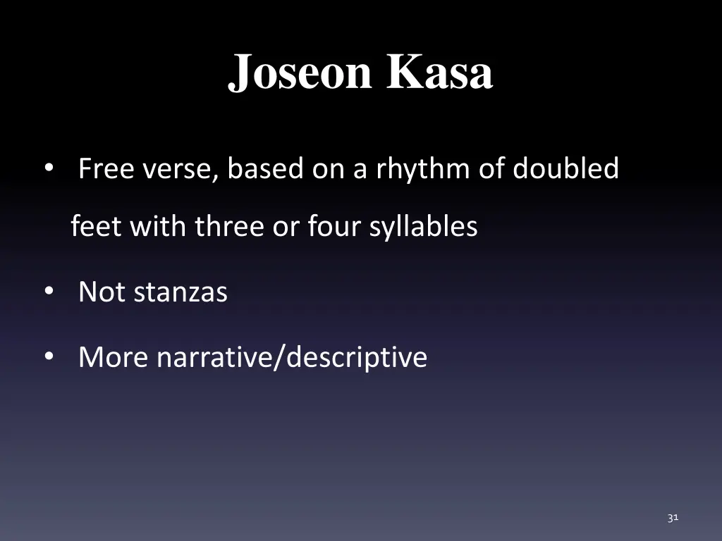 joseon kasa