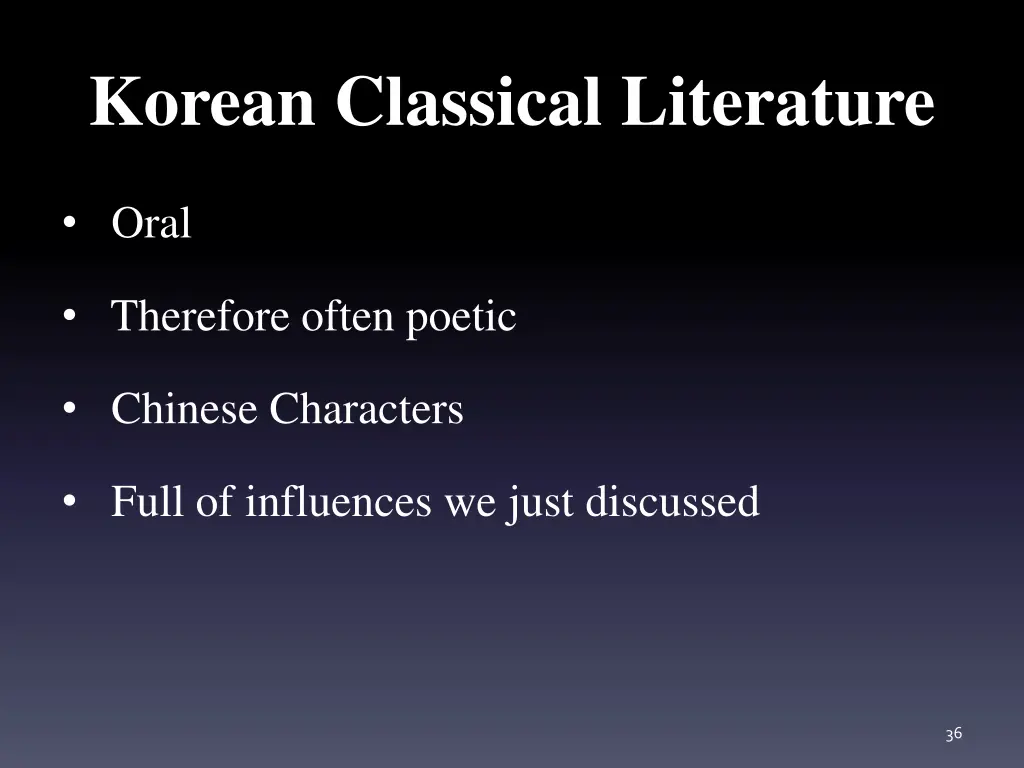 korean classical literature