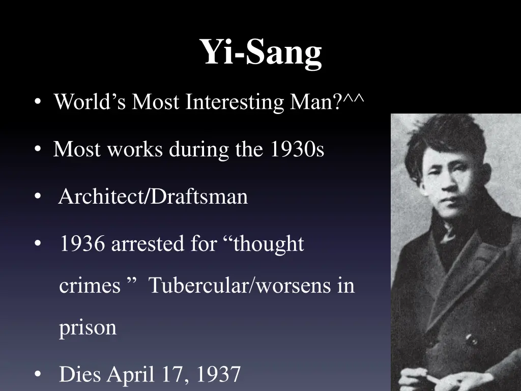 yi sang