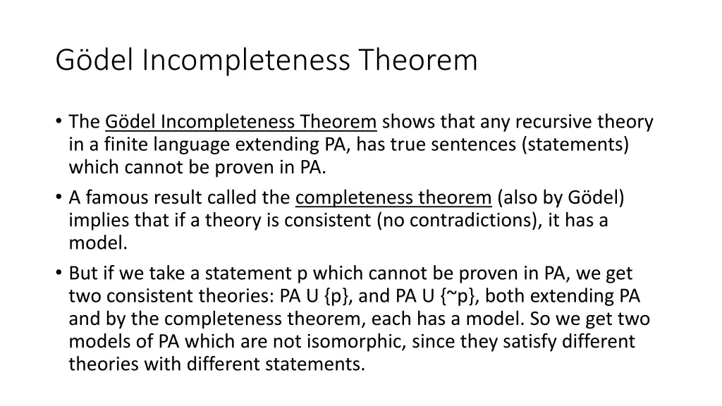 g del incompleteness theorem 2