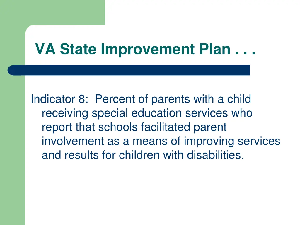 va state improvement plan