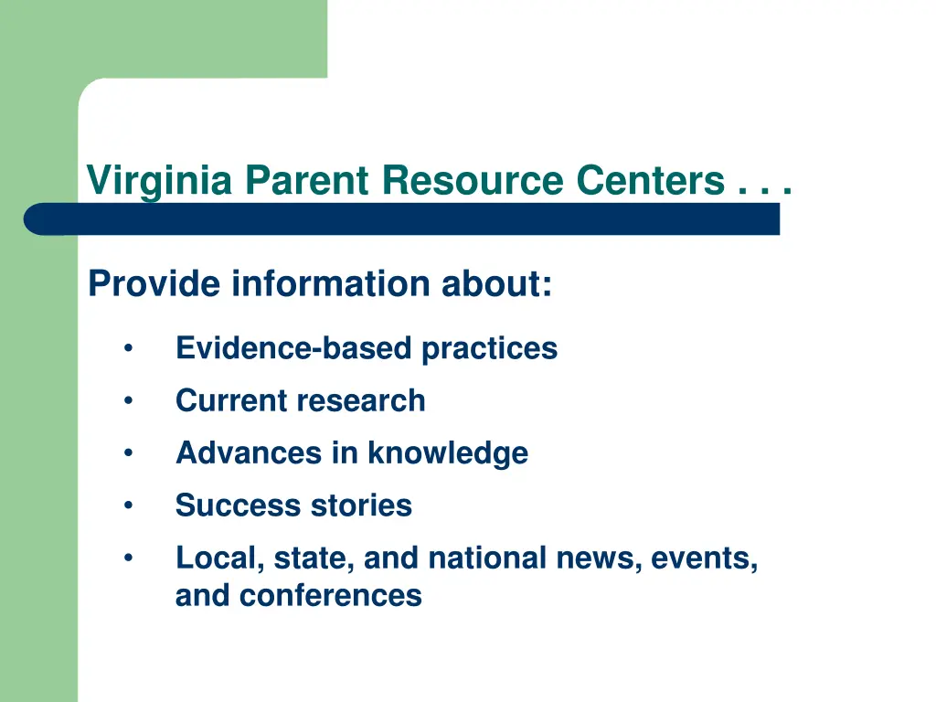 virginia parent resource centers 5