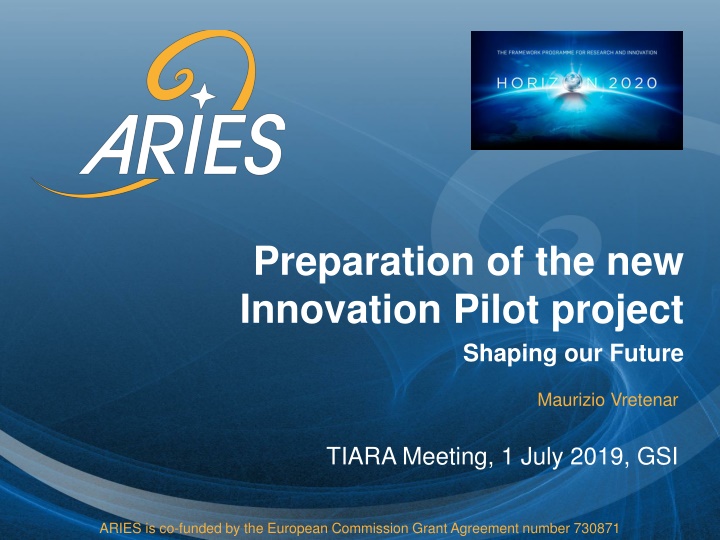 preparation of the new innovation pilot project