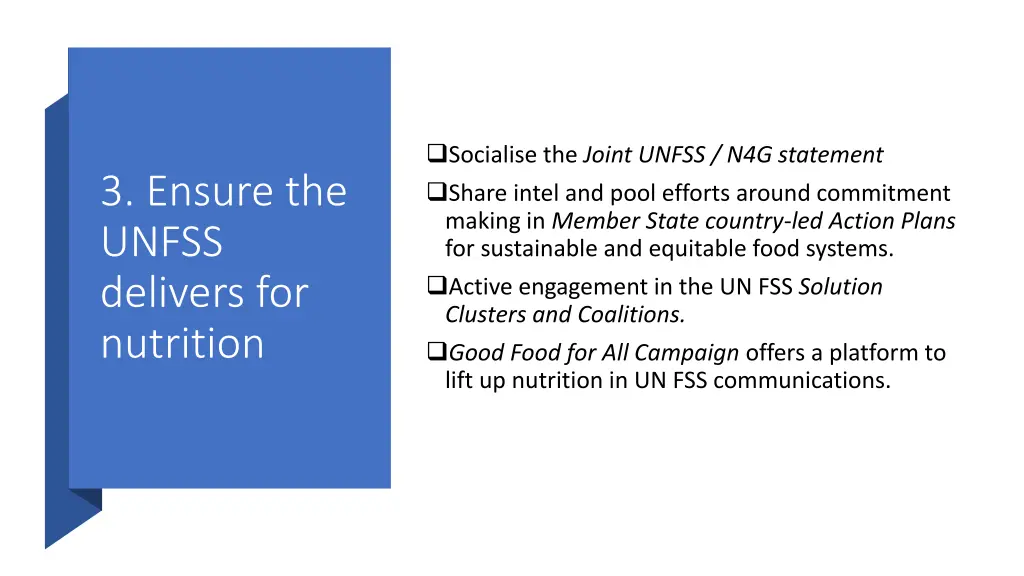 socialise the joint unfss n4g statement share