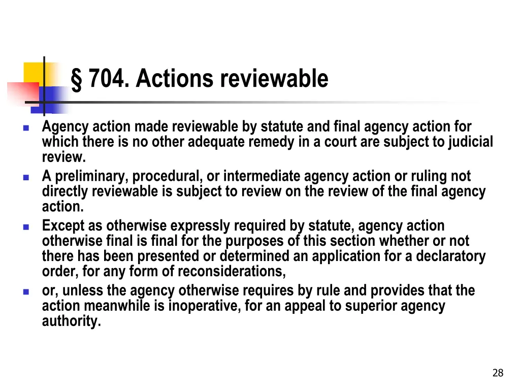 704 actions reviewable