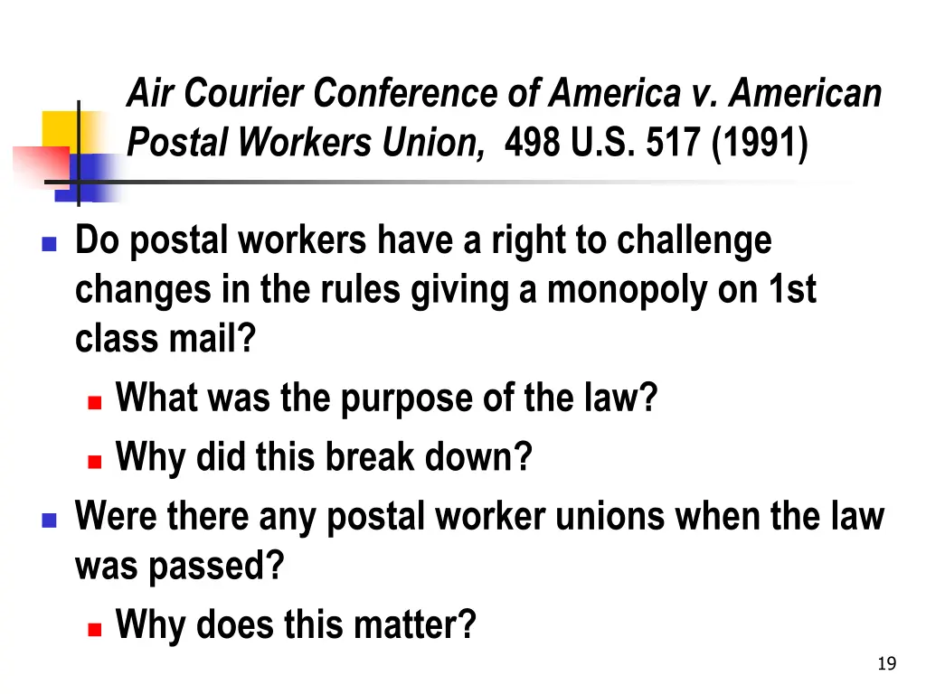 air courier conference of america v american
