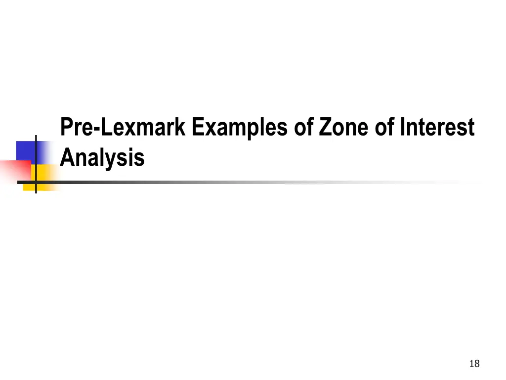 pre lexmark examples of zone of interest analysis