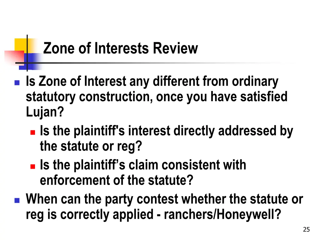 zone of interests review