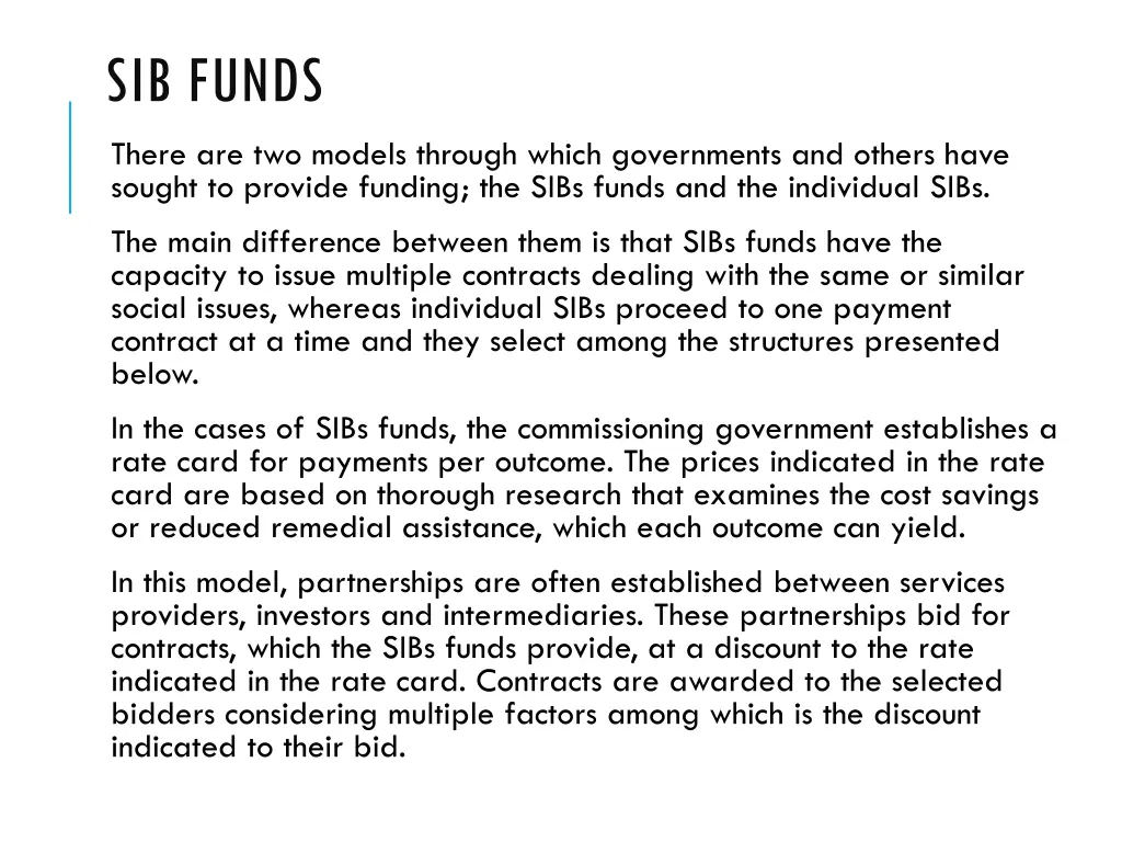 sib funds