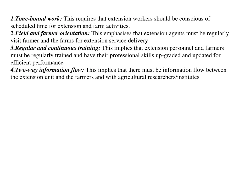 1 time bound work this requires that extension