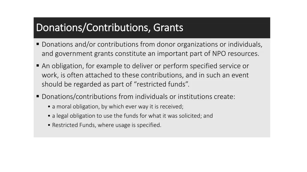 donations contributions grants donations