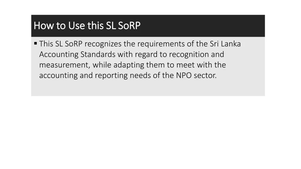 how to use this sl how to use this sl sorp 5