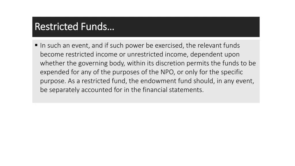 restricted funds restricted funds 3