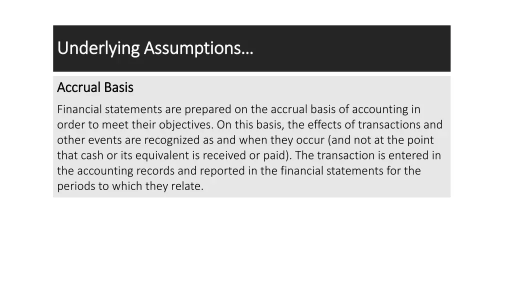 underlying assumptions underlying assumptions 2