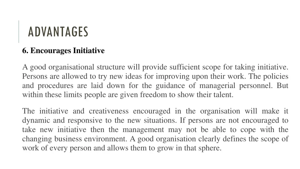 advantages 6