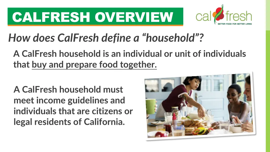 calfresh overview how does calfresh define