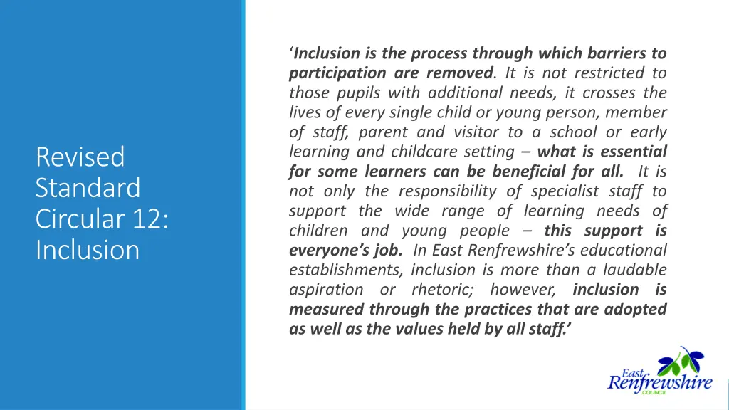 inclusion is the process through which barriers