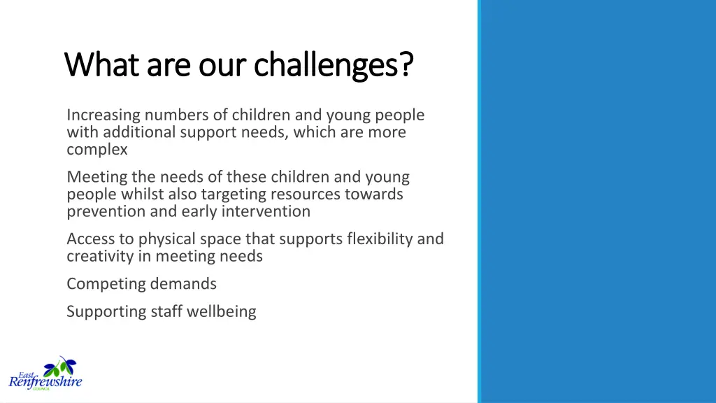 what are our challenges what are our challenges