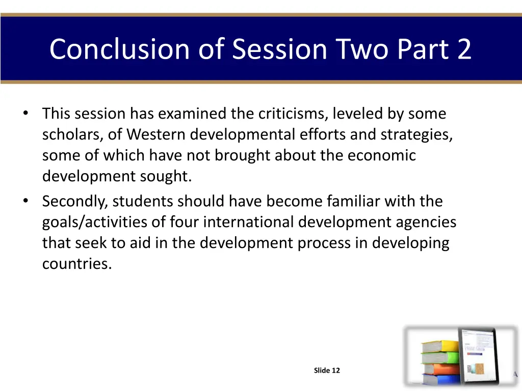 conclusion of session two part 2