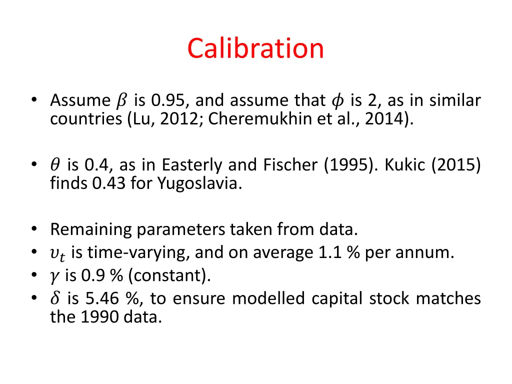 calibration