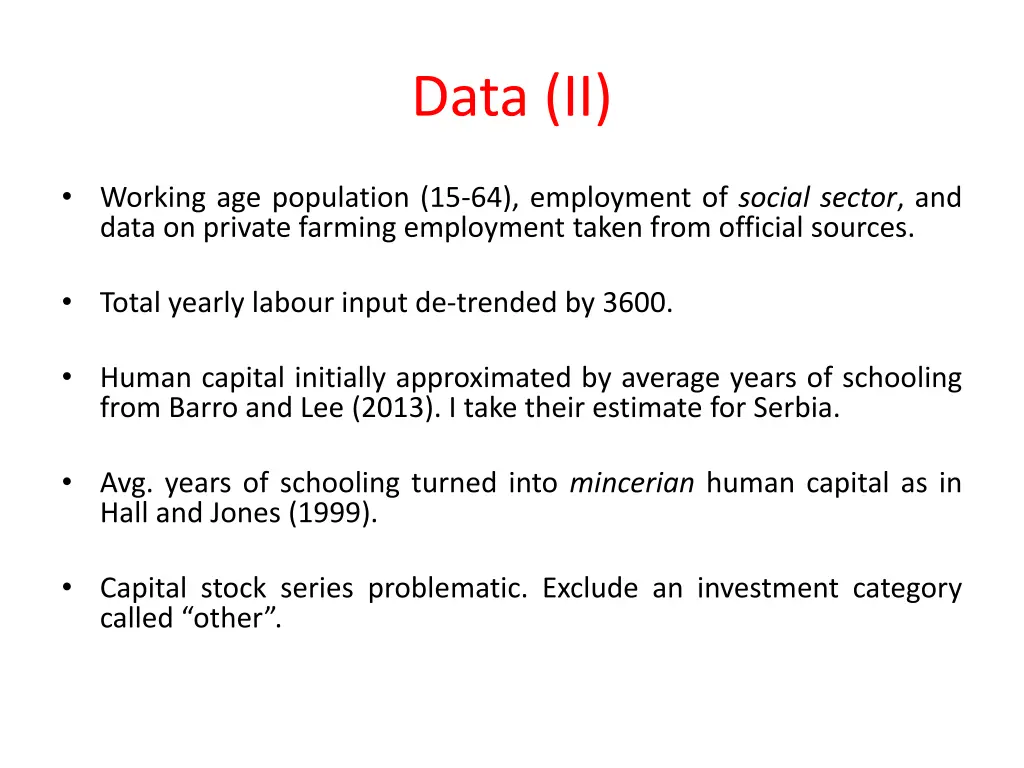 data ii