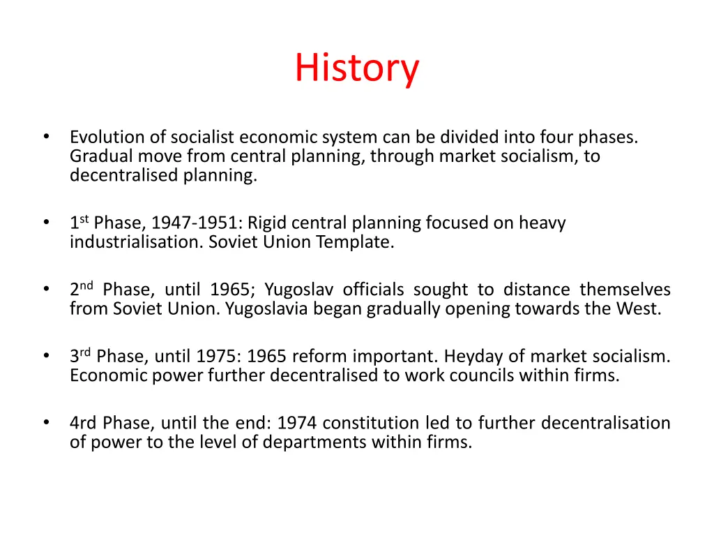 history
