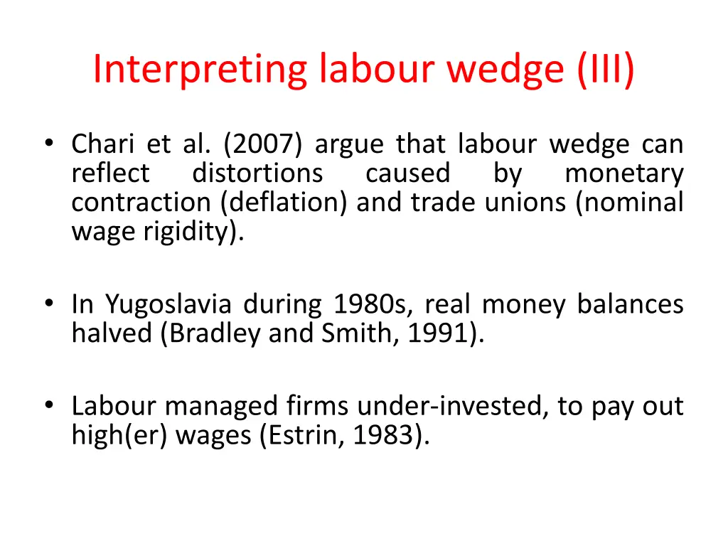 interpreting labour wedge iii