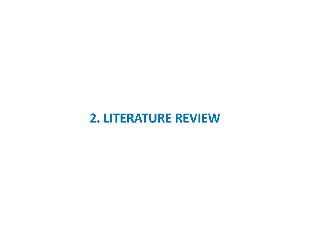 2 literature review