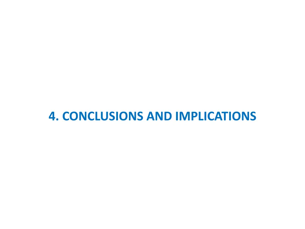 4 conclusions and implications