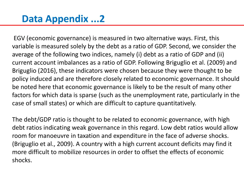 data appendix 2