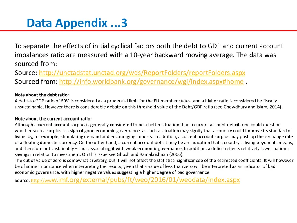 data appendix 3
