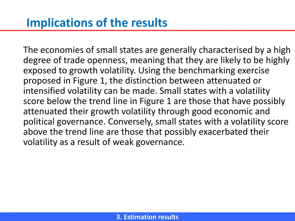 implications of the results 3