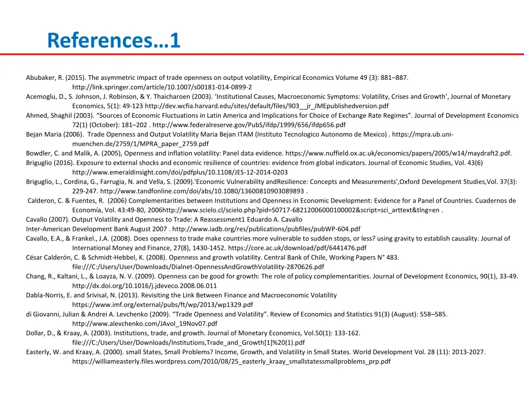 references 1