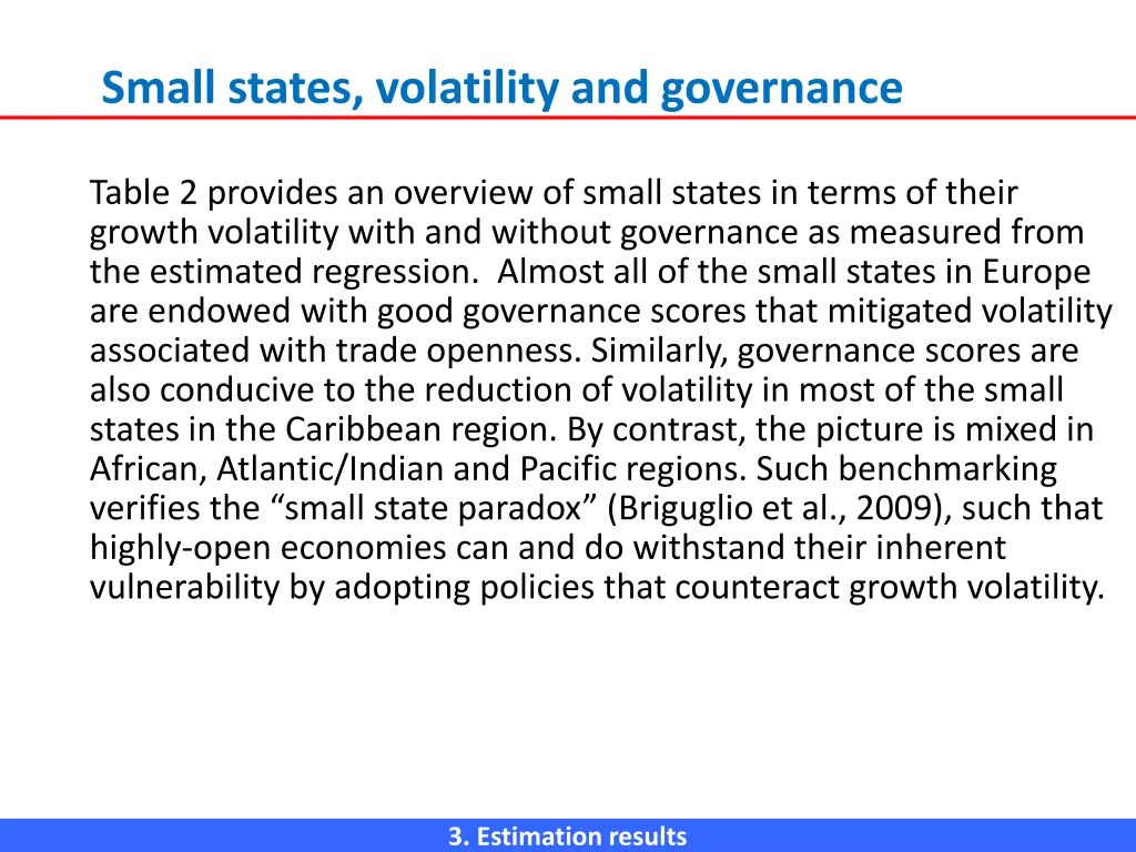 small states volatility and governance