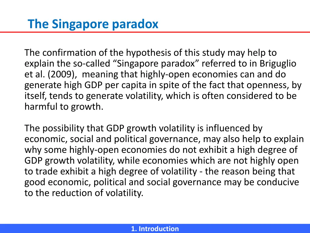 the singapore paradox