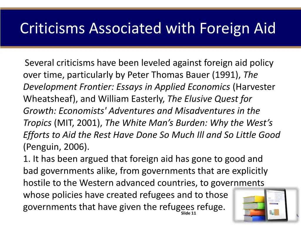 criticisms associated with foreign aid