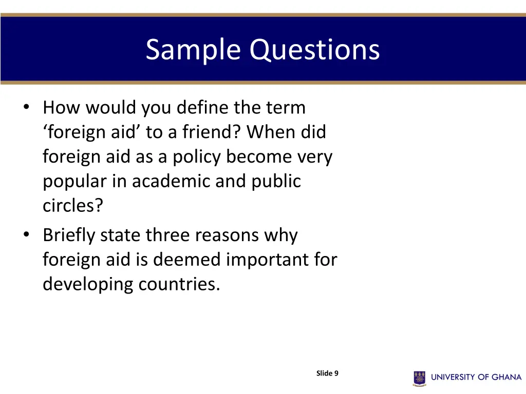 sample questions