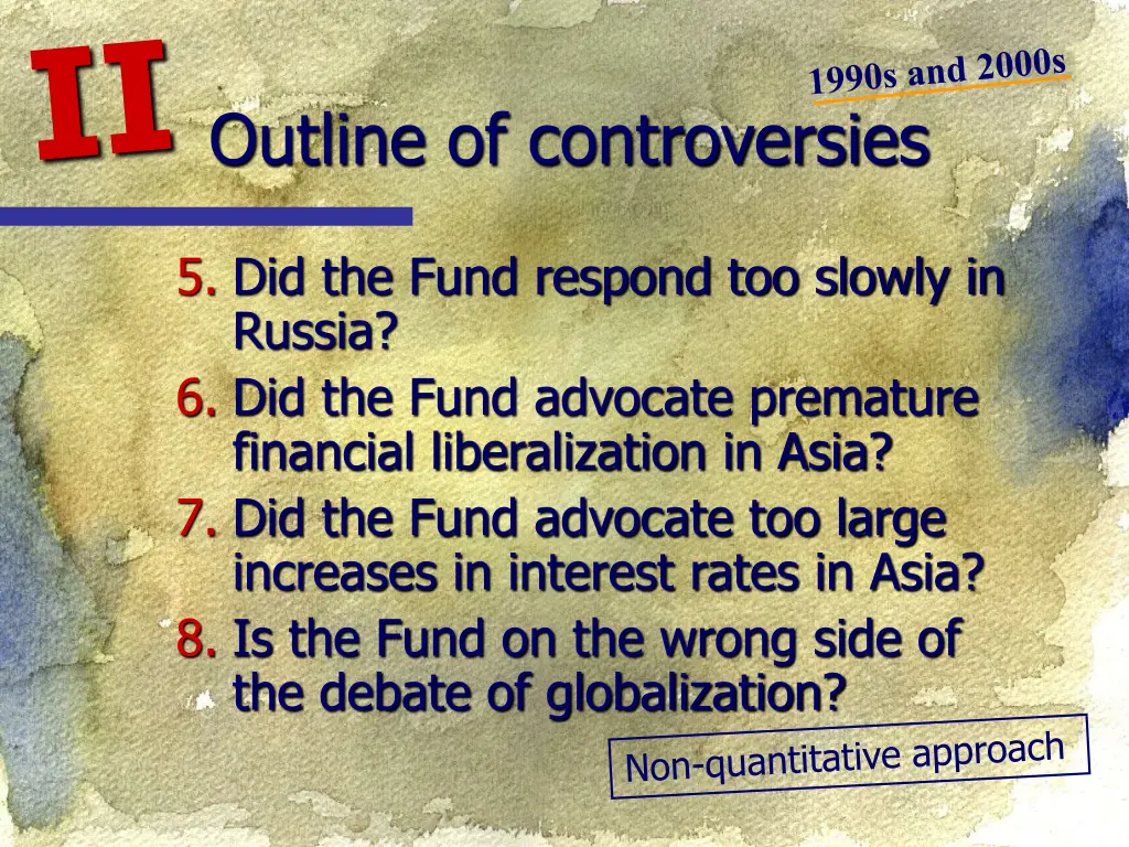 outline of controversies 2