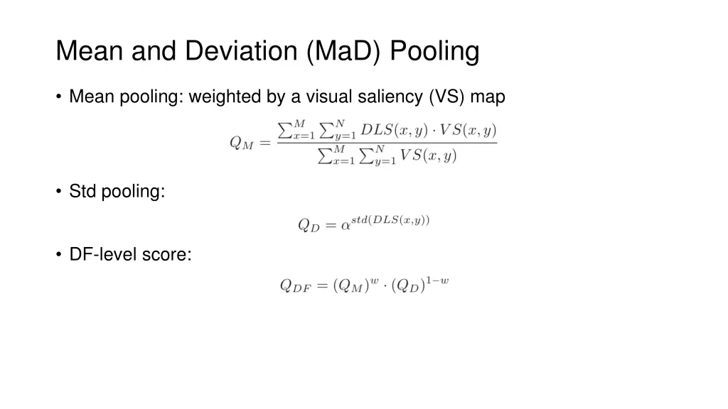 mean and deviation mad pooling 1