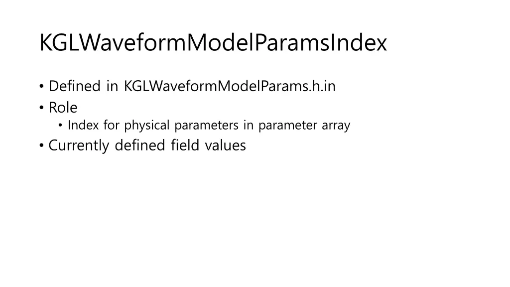 kglwaveformmodelparamsindex