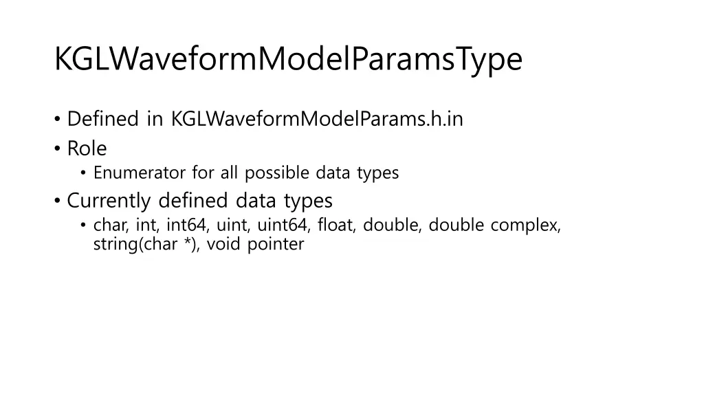 kglwaveformmodelparamstype