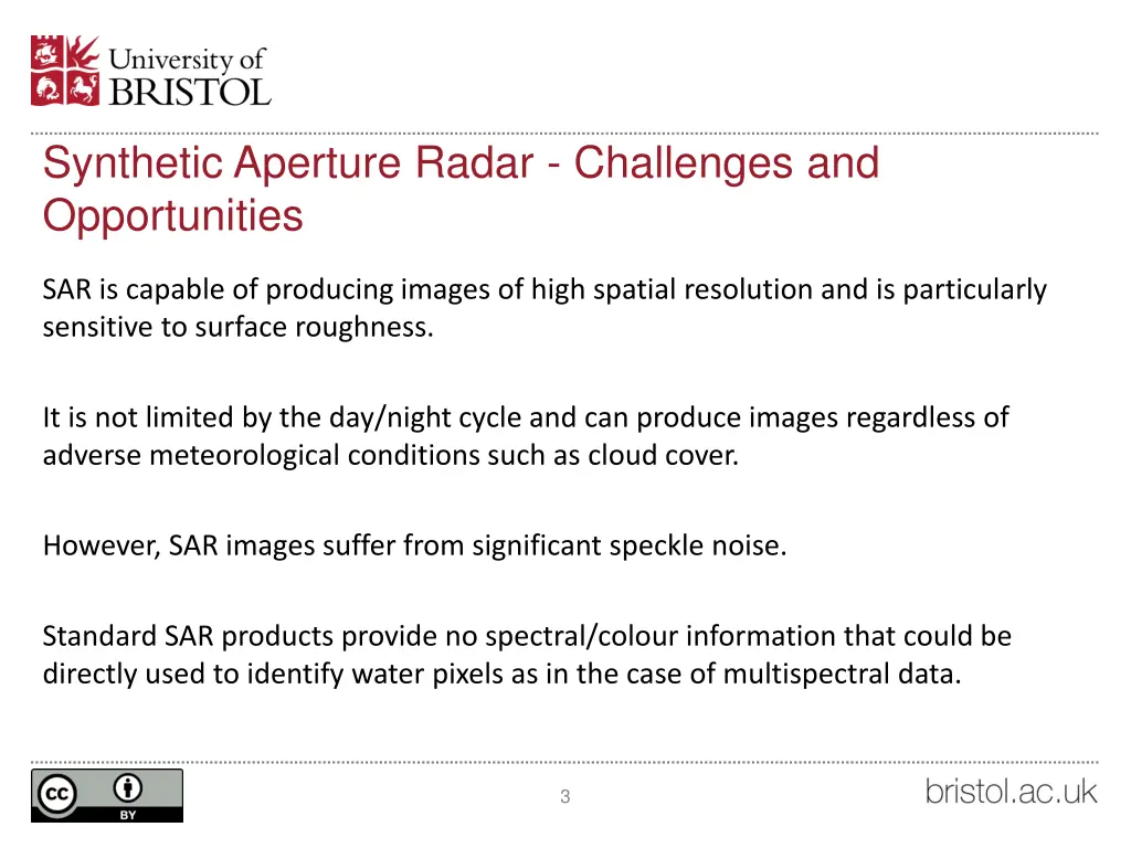 synthetic aperture radar challenges