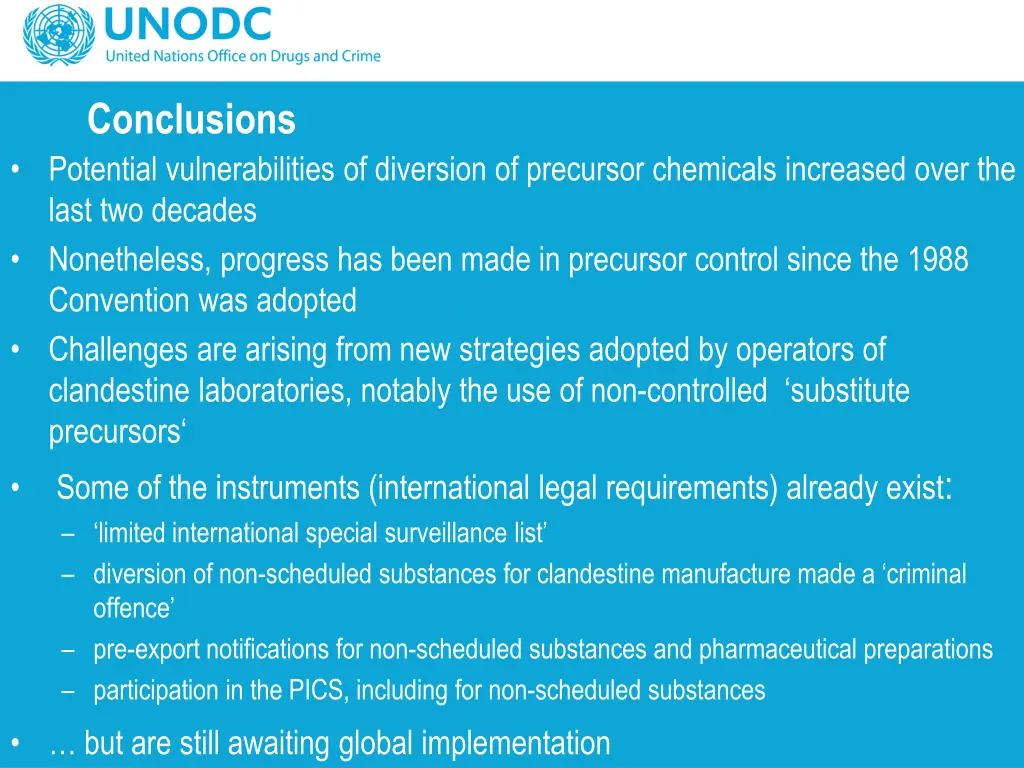 conclusions potential vulnerabilities