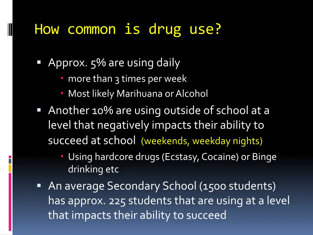 how common is drug use