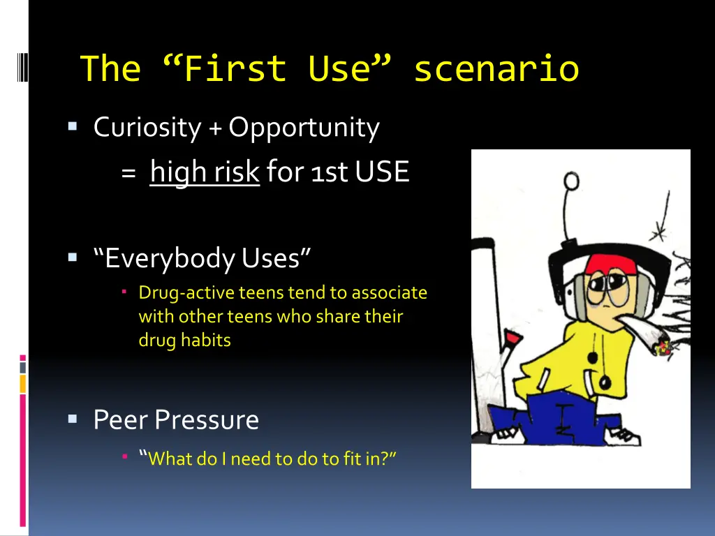 the first use scenario
